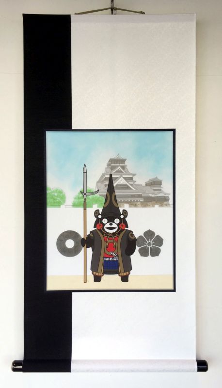 Kumamon hanging scroll Kato Kiyomasa Kumamoto Castle 